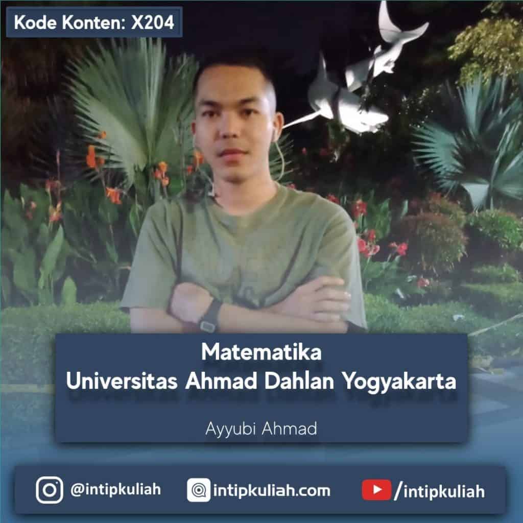 Matematika Universitas Ahmad Dahlan (Ayyubi)