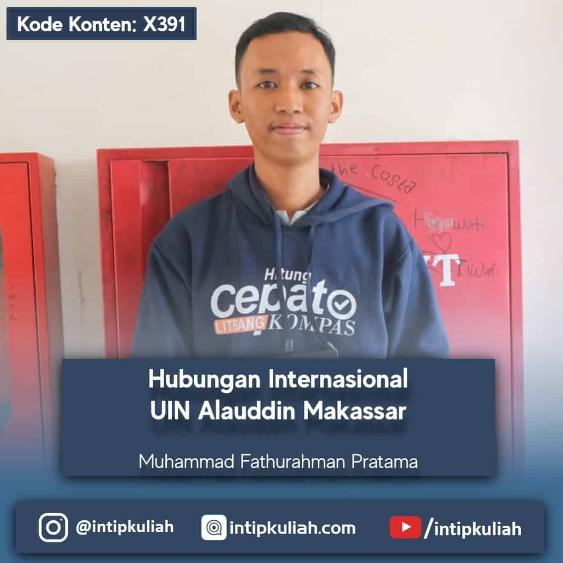 Hubungan Internasional UIN Alauddin Makassar (Fathurahman)