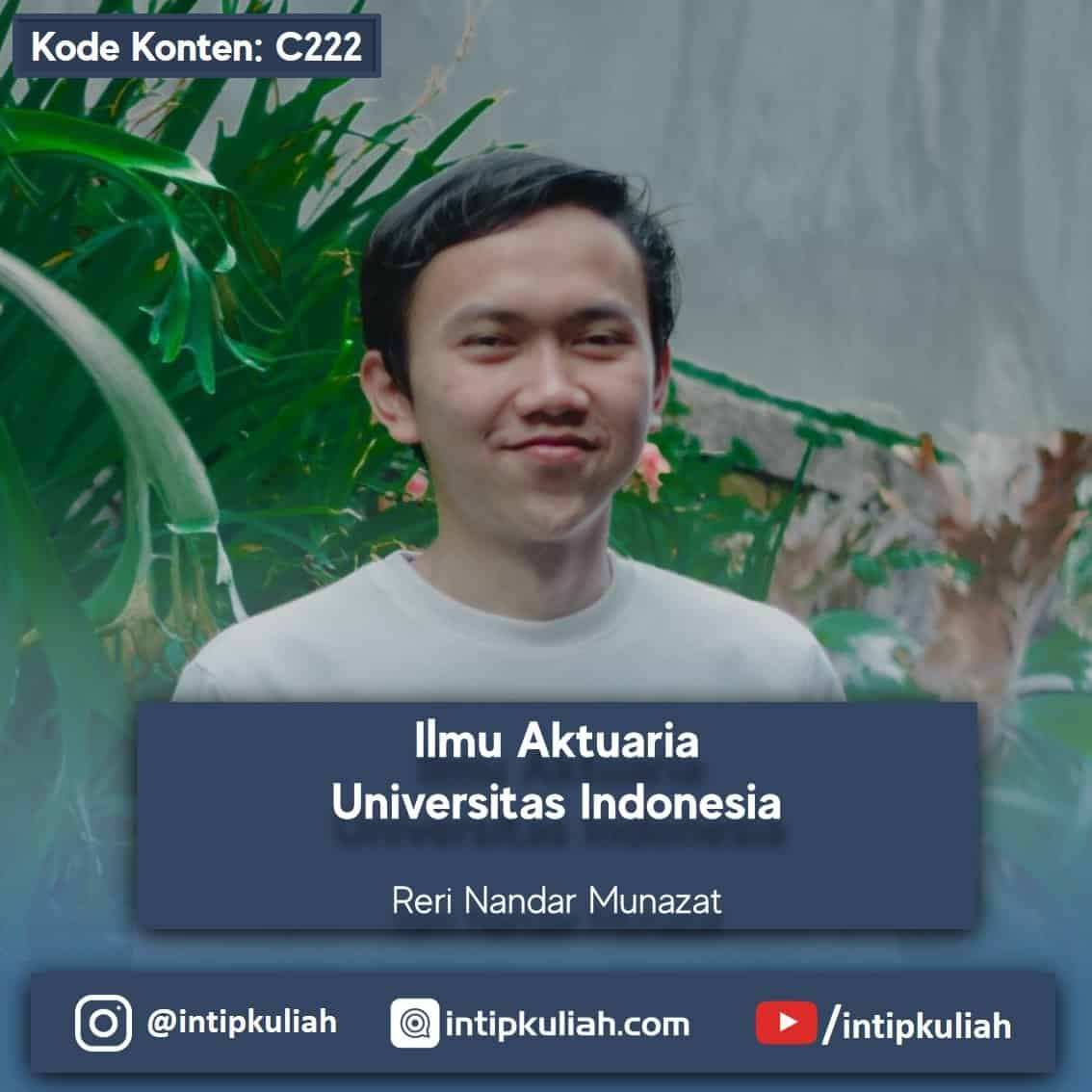 Ilmu Aktuaria Universitas Indonesia (Reri)