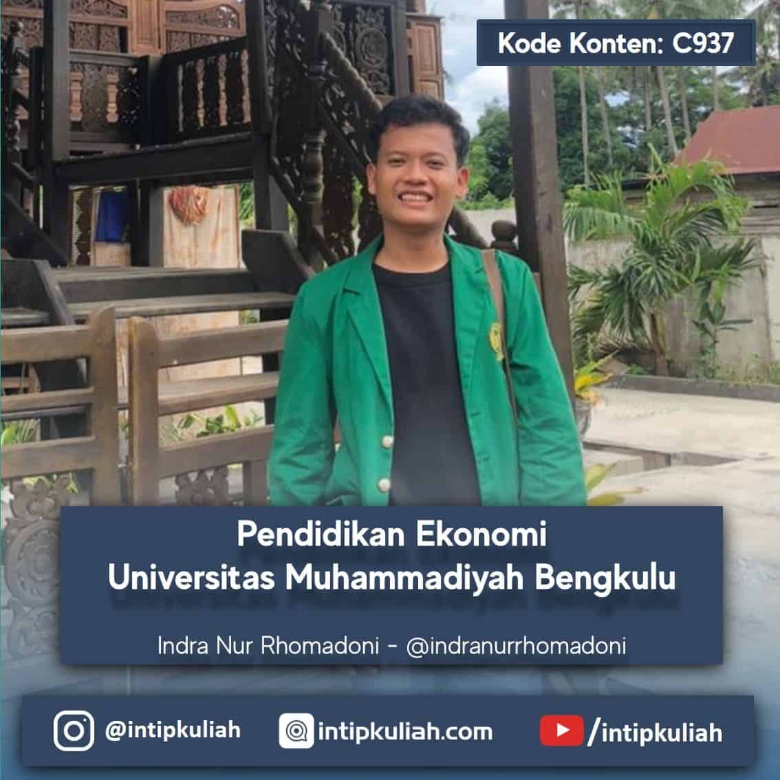 Pendidikan Ekonomi Universitas Muhammadiyah Bengkulu (Indra)